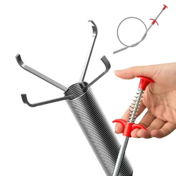 60cm Flexible Drain Hair Remover – Easy Sink & Shower Cleaner Tool”