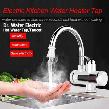 Instant Electric Water Heater Tap with Digital Display – Hot Water Faucet (3000W)